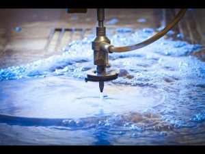 Máquina de chorro de agua 3D de 5 ejes CNC-Corte por chorro de agua Acero inoxidable-Chorros de agua a alta presión
