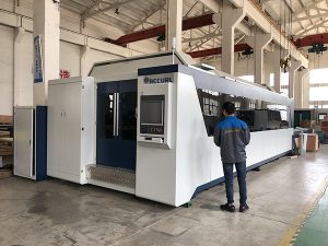 500W 700W 1kw, 2kw, 3kw, hoja de metal CNC Máquina de corte por láser de fibra óptica precio con Trumpf, IPG