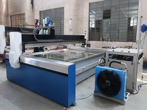Pequeña máquina de corte por chorro de agua CNC, chorro de agua a alta presión: mármol, granito, vidrio, cerámica, metal